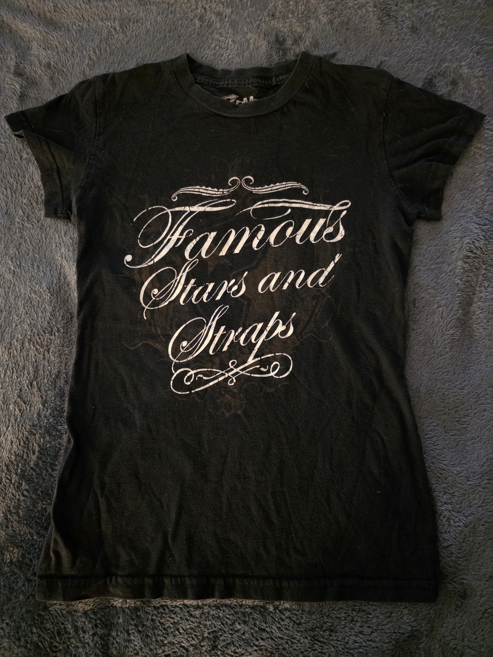 Famous Stars & Straps Black Short Sleeve Graphic Tee